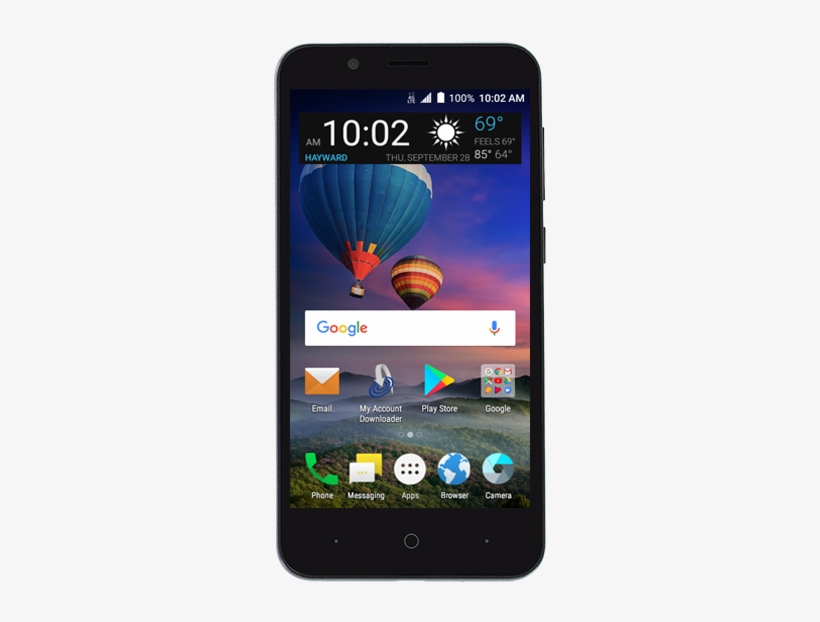 Zte Zfive® G Lte - Tracfone Zte Majesty Pro 4g Lte Prepaid Smartphone, transparent png #3877517