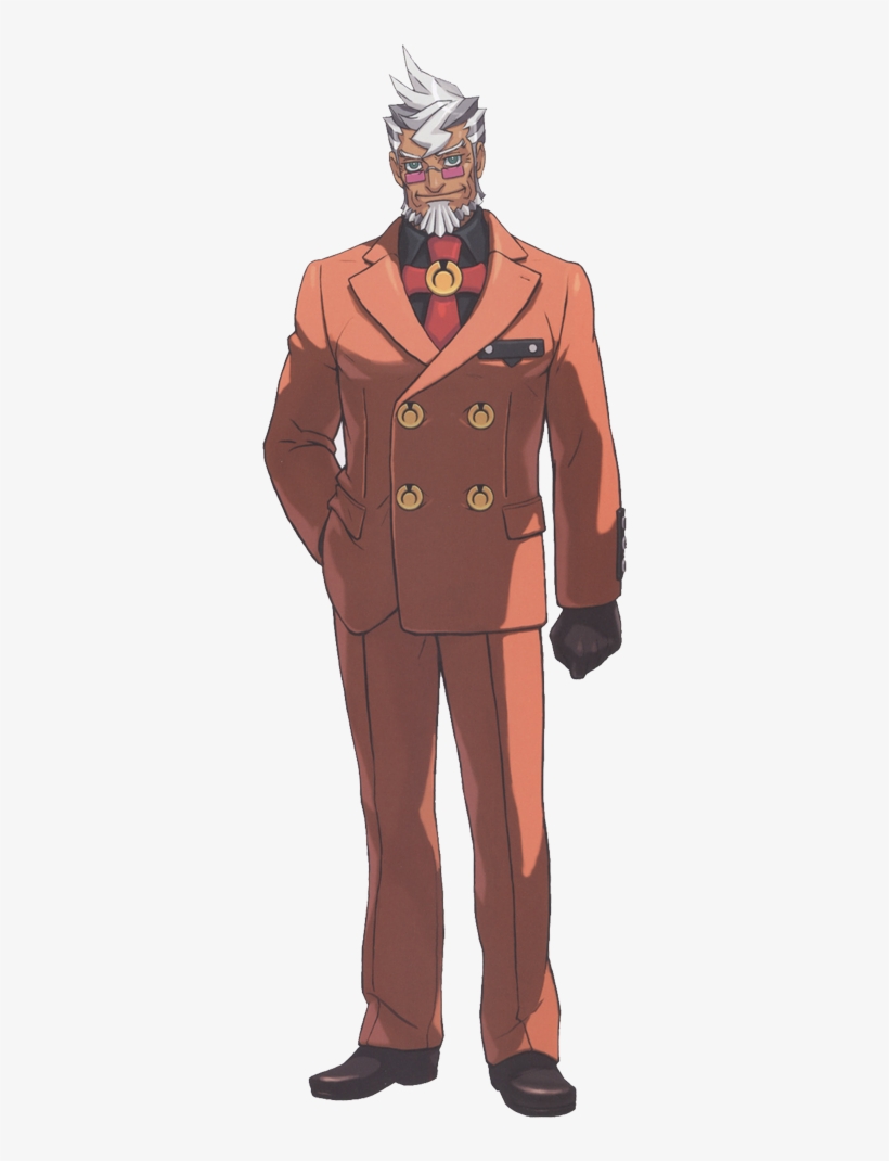 308 Kb Png - Phoenix Wright Ace Attorney Damon Gant, transparent png #3877544