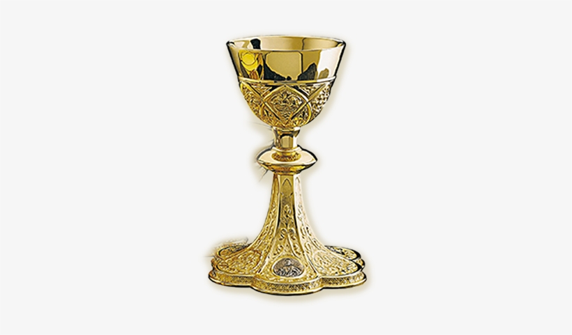 Art 199 Cáliz De Latón - Brass Goldplated Chalice (5060) S/p Medallions,, transparent png #3877546