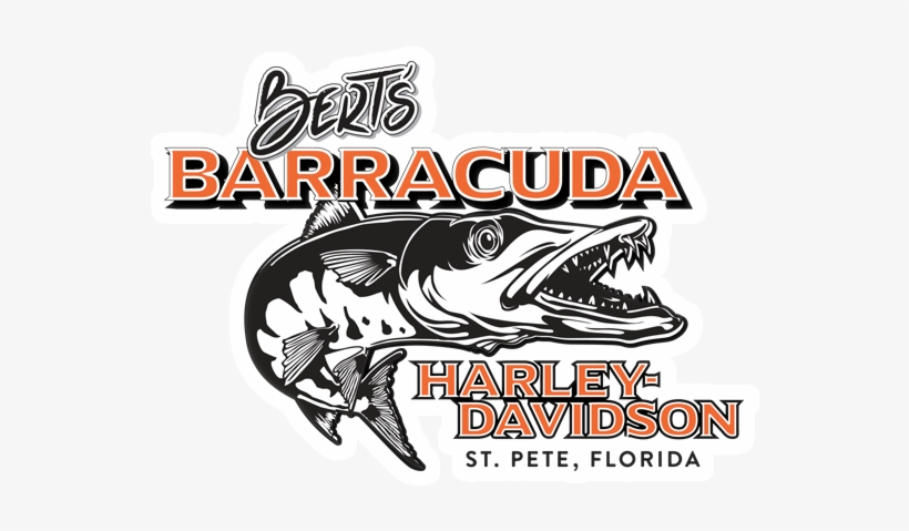 Bert's Barracuda Harley Davidson, transparent png #3878273