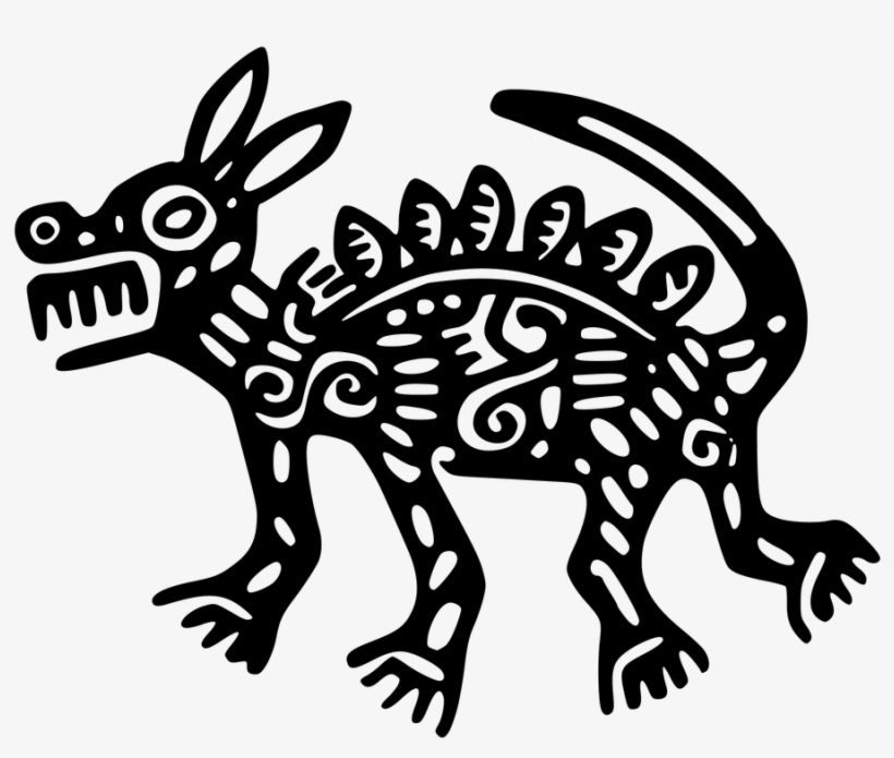Picture - Xoloitzcuintle Dibujo Prehispanico, transparent png #3878289