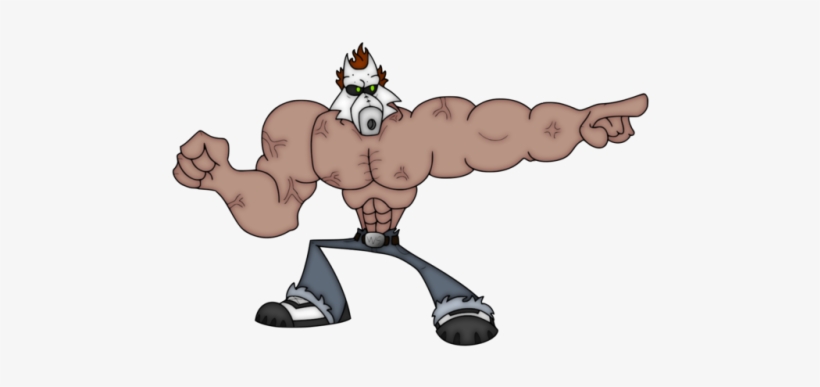 “ I'm Gonna Rip Ya To Shreds Ya Punk @wulfsenn - Cartoon, transparent png #3878293
