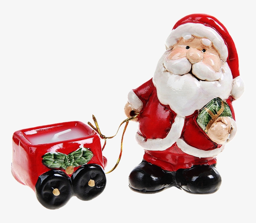 Christmas, Santa, New Year, Holiday, Santa Claus - Candle, transparent png #3878639