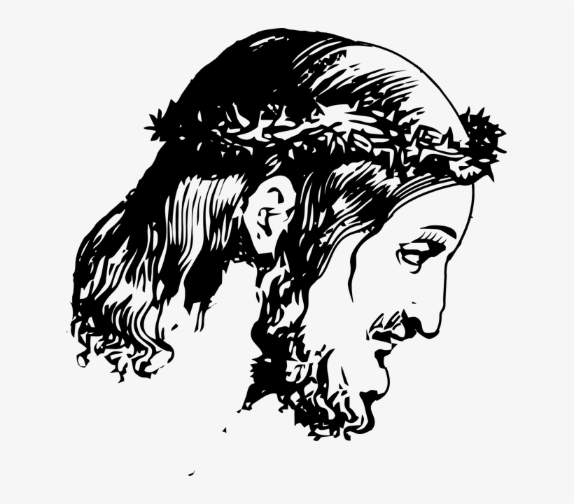 Jesus And Crown Of Thorns - Jesus, transparent png #3879011
