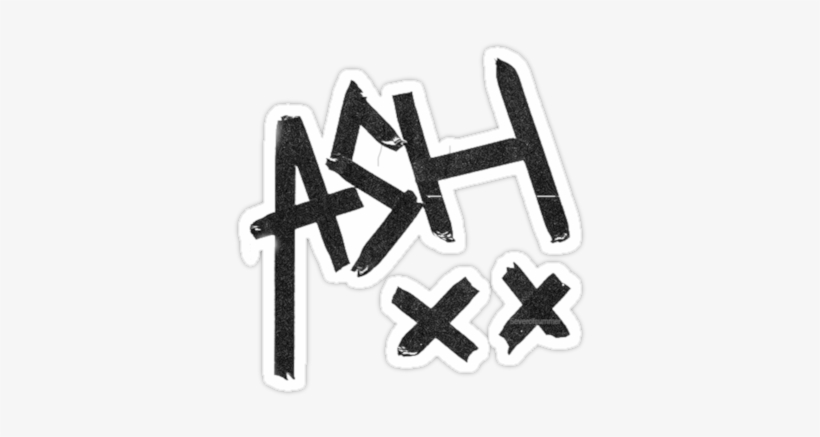 Ash Xx T Shirt/sticker By Dream Catch3r - Ashton Irwin Ash, transparent png #3879174