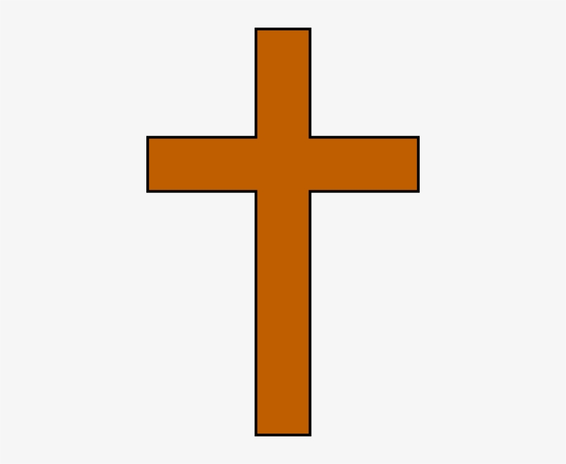 Brown Cross Clipart, transparent png #3879546