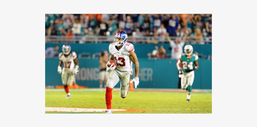 Ny Giants Odell Beckham Jr - Odell At Miami Dolphins, transparent png #3879664