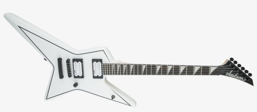 Jackson Gus G - Jackson X Series Signature Gus G Star, Satin White, transparent png #3879969