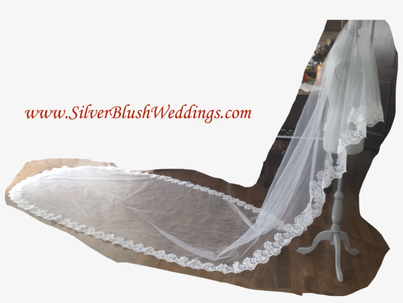 Spanish Mantilla Lace Cathedral - Bridal Veil, transparent png #3880356