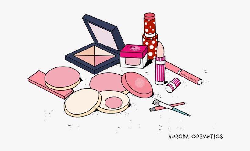 Makeup Clipart Makeup Accessory - Cosmetic Cartoon, transparent png #3880732