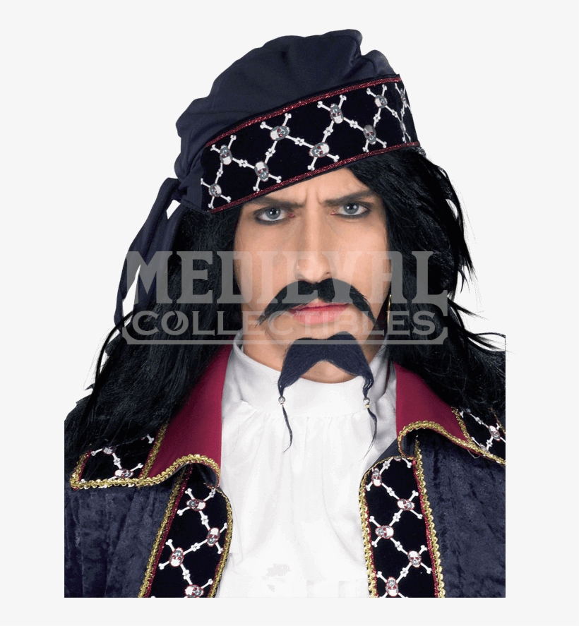 Pirate's Beard And Moustache - Forum Novelties 58280 Pirate Moustache And Beard, transparent png #3880755