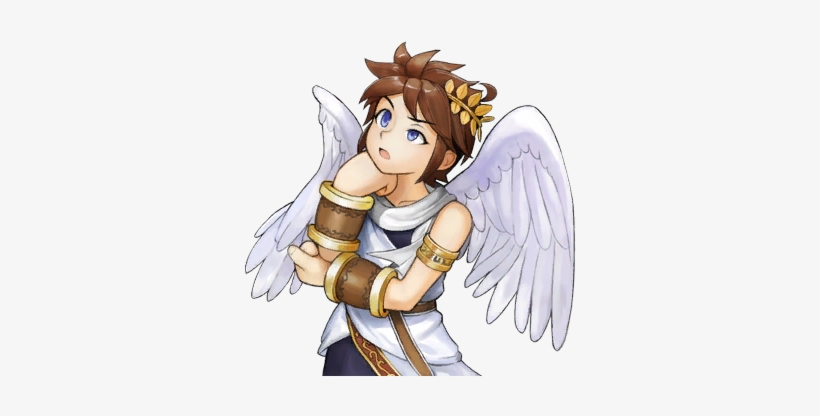 Kid Icarus Ssb4 Sprite 9 - Kid Icarus Pit Thinking, transparent png #3880890