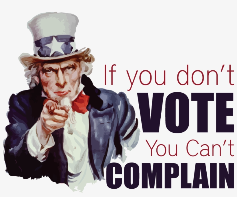 Election Day Occurs Two Times A Year Although You Would - Uncle Sam Vote, transparent png #3881406