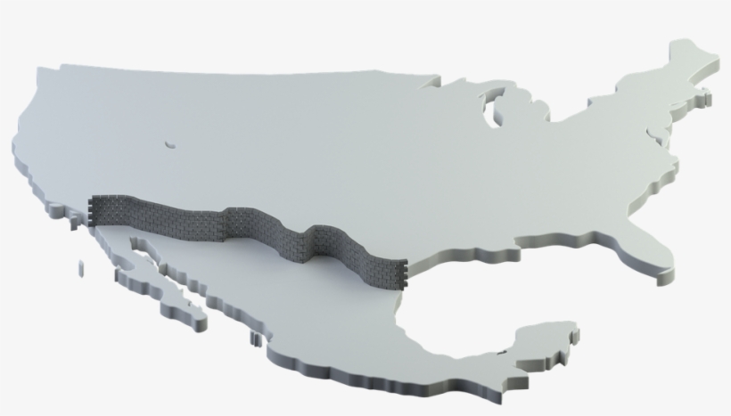 A Mexican Perspective On Trump's Border Crisis - Border Wall Vector, transparent png #3881555