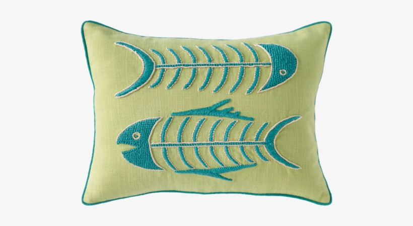 Fish Bone Cushion - Fish Bone, transparent png #3881620