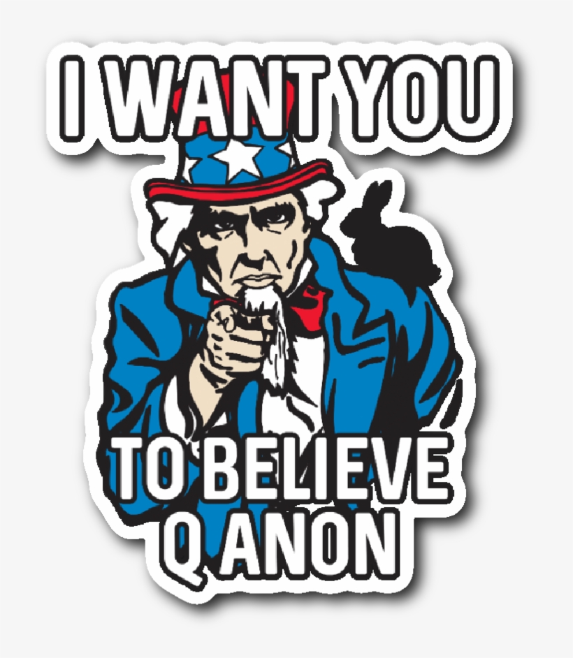 Qanon Sticker Uncle Sam, American Flag, Patriotic, - American Pride Series Greeting Cards (pk Of 20), transparent png #3881627