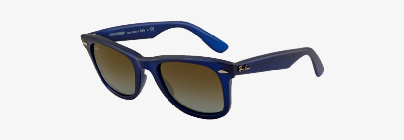Ray Ban Rb2140 Original Wayfarer Matte Blue Sunglasses - Ray Ban Wayfarer Red, transparent png #3881938