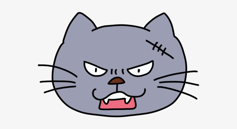 Cat Clipart 眉墨 Whiskers Mascara Person Png 600 * 600 - 猫 イラスト 怒る, transparent png #3882085