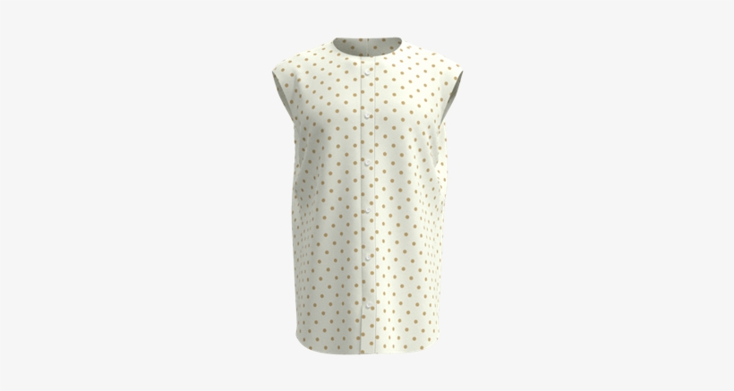 Picture Of Golden Brown Polka Dots Shirt - Polka Dot, transparent png #3882198