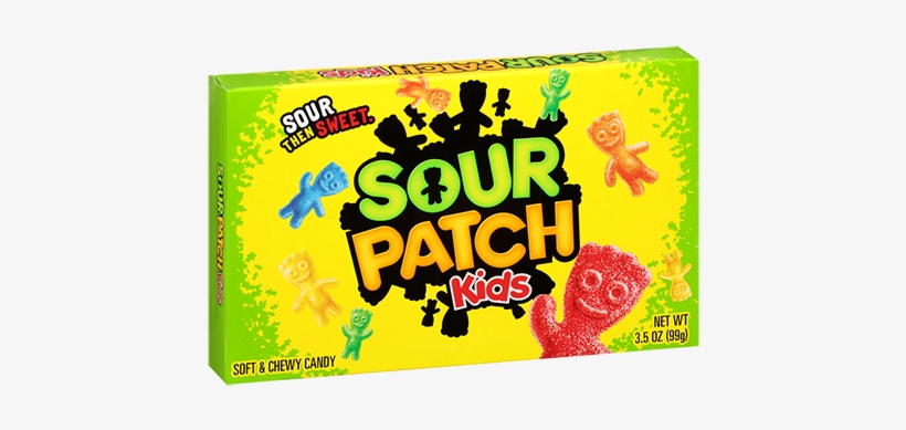 Sour Patch Kids Soft & Chewy Candy - Sour Patch Kid Candy, transparent png #3882316