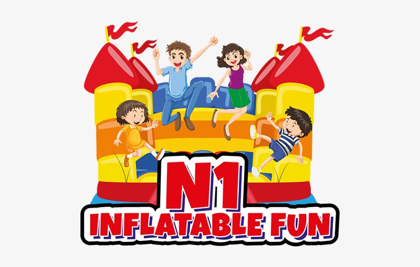 N1 Inflatable Fun - Eine Glückliche Familie Postkarte, transparent png #3882497