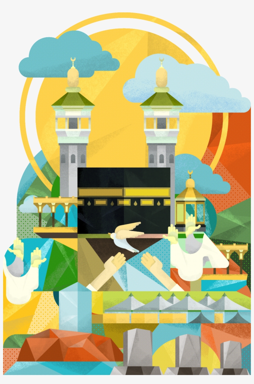 Captions And Descriptions Are Taken From These Wikipedia - Transparent Hajj Clipart, transparent png #3882522