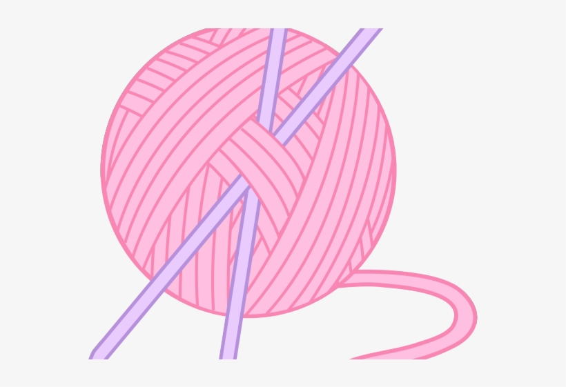 Kittens Clipart Yarn Clip Art - Knitting Needles With Yarn Png, transparent png #3882837