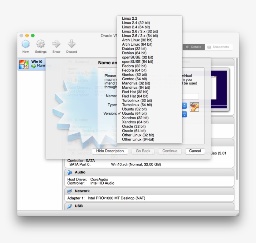 Virtualbox Create New Vm Dialogue - Disable Mouse Capture Virtualbox, transparent png #3882877