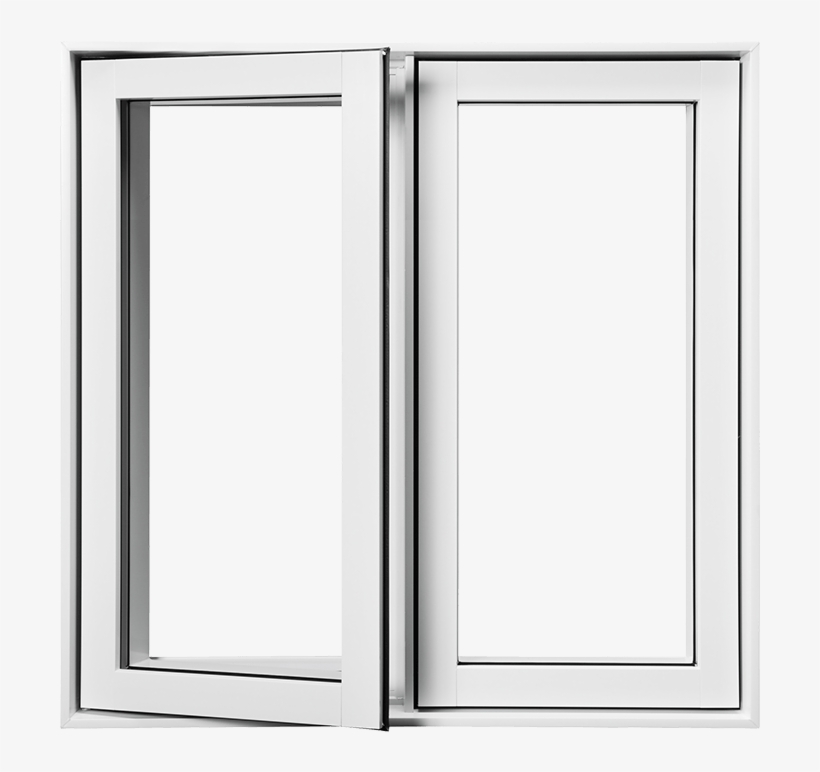 An Image Of A Standard Nordik Casement Window Slightly - Window, transparent png #3883147