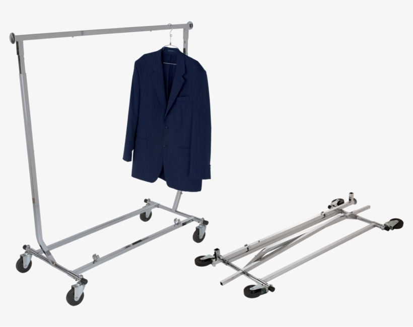 Collapsible Garment Rack - Econoco Rcw/4 Collapsible Garment Rack, transparent png #3883465