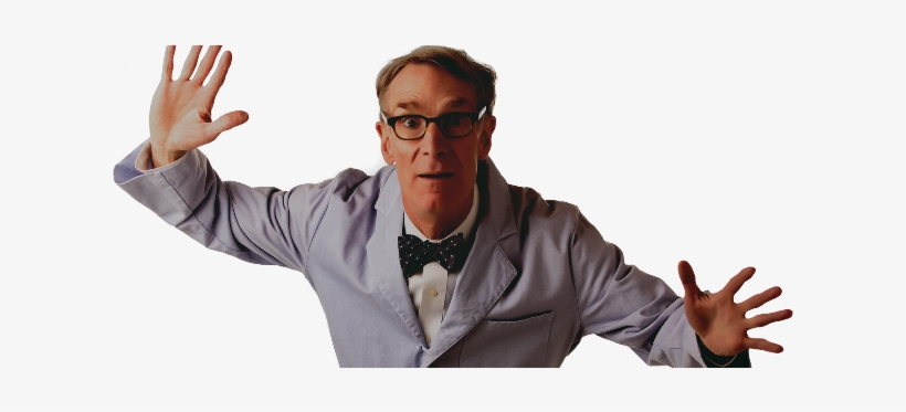 Bill Nye The Science Guy Excited, transparent png #3883913