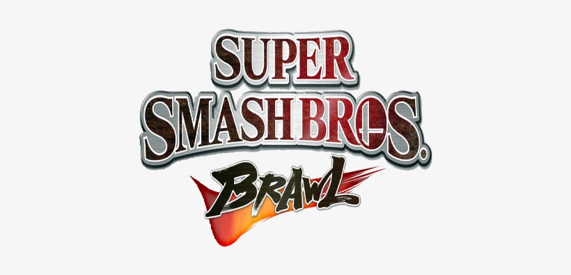 Ssbb - Smash Bros Brawl Logo Png, transparent png #3884677