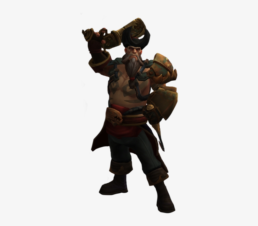 First Visual Update - Gangplank League Of Legends Png, transparent png #3884818