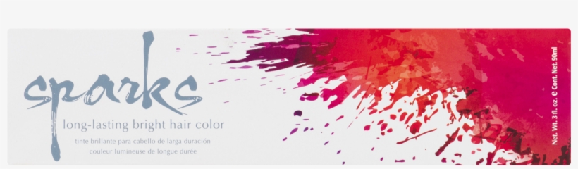 Sparks Long Lasting Bright Hair Color, Electric Blue,, transparent png #3884869