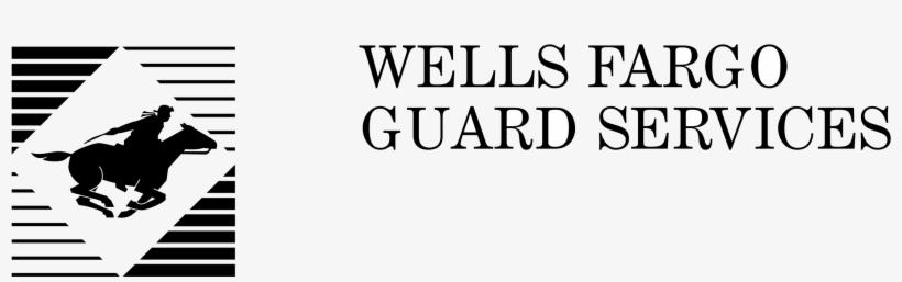 Wells Fargo Guard Services Logo Png Transparent - Black-and-white, transparent png #3885235