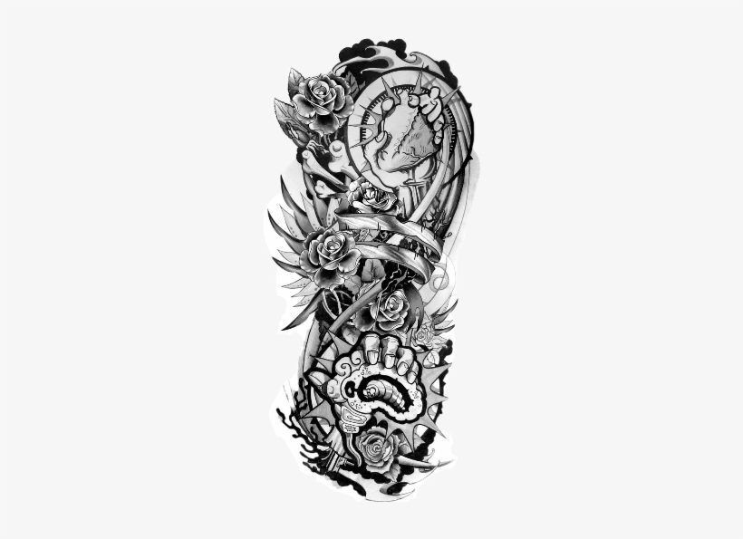 Tattoo Freetoedit - Tattoo Sleeve Designs, transparent png #3885650