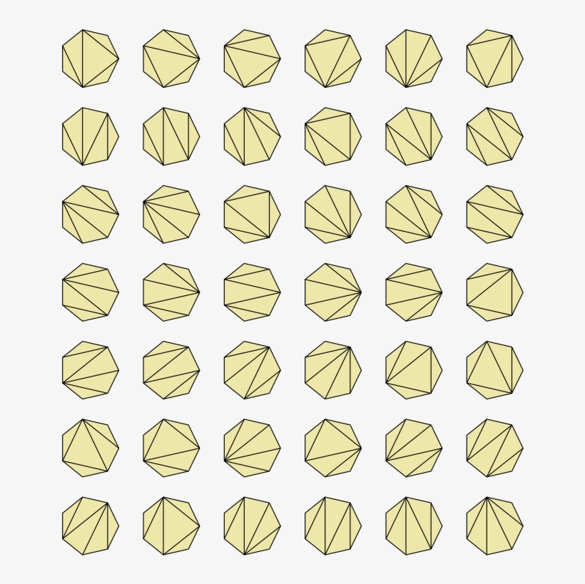 210 × 240 Pixels - Heptagon Triangulation, transparent png #3886007