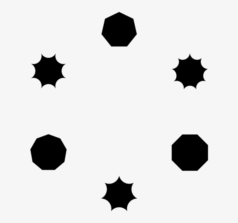 Nonagon Geometry Heptagon Circle Shape - Nonagon Illustration, transparent png #3886061