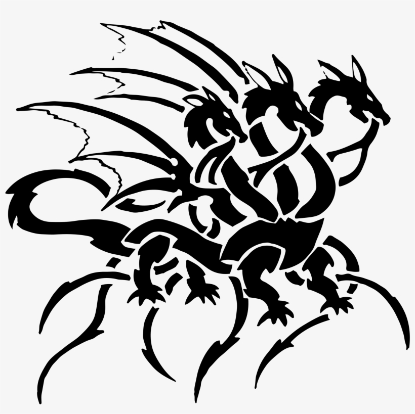 This Free Icons Png Design Of Tribal Dragon 54, transparent png #3886259