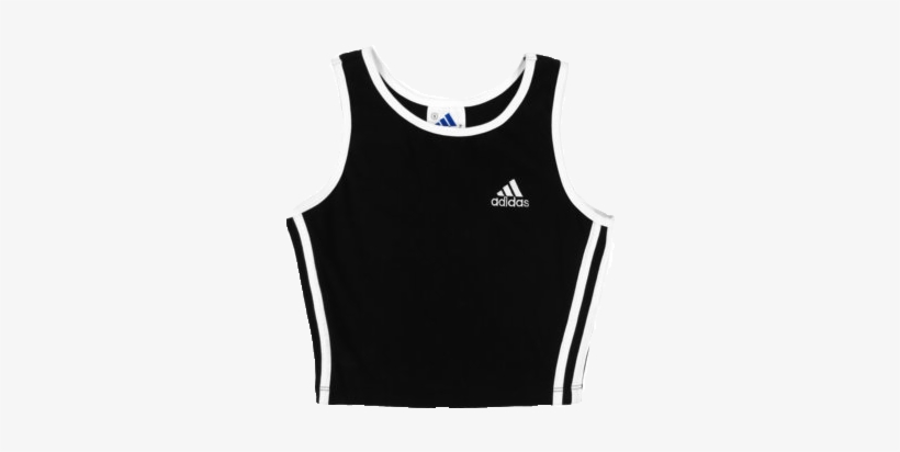 black adidas crop top shirt
