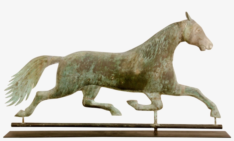 Jewell Made This Running Horse Weathervane From 1853 - Horse, transparent png #3886658