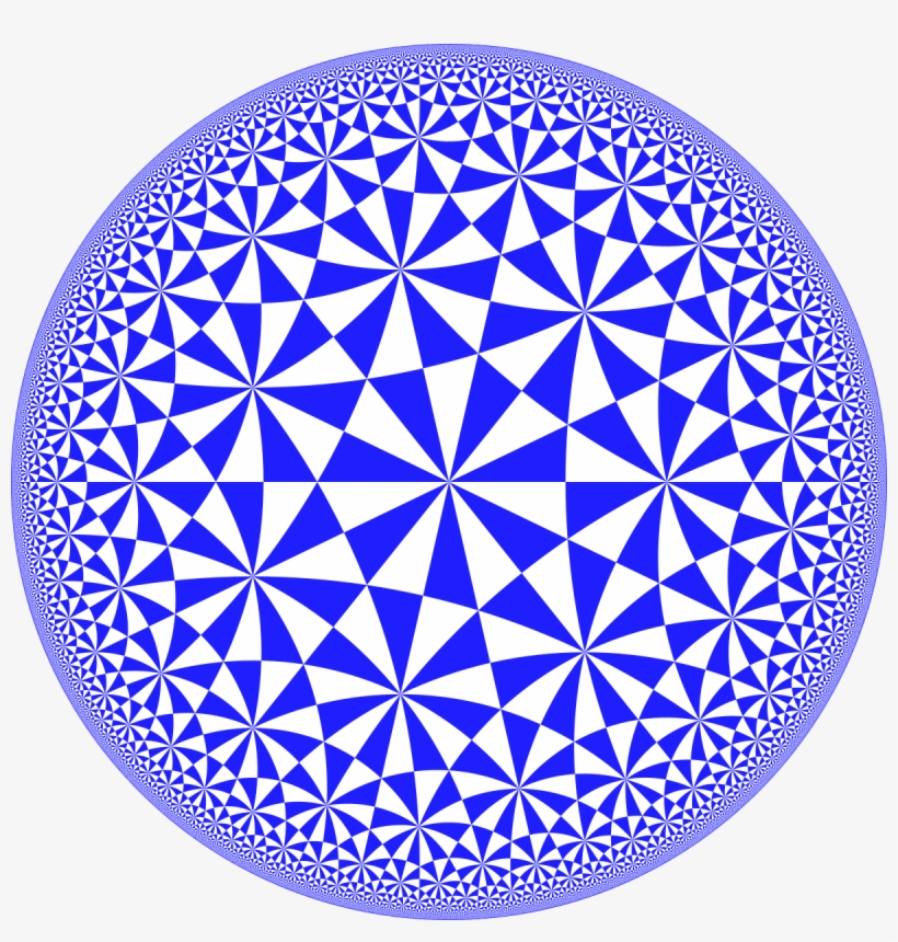 3 8 Tiling Of Hyperbolic Plane, transparent png #3886978