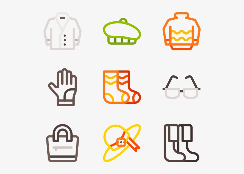 Autumn Clothes & Accesories - Vector Graphics, transparent png #3887095
