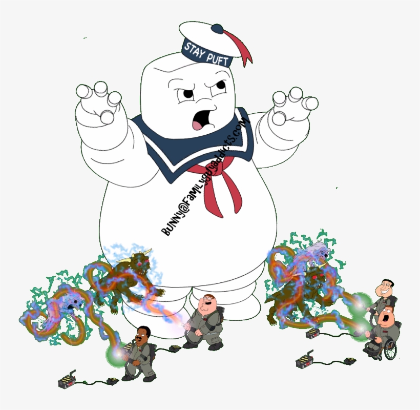 Stay Puft Marshmallow Man Vs Michelin Man - Stay Puft Marshmallow Man Voice, transparent png #3887724