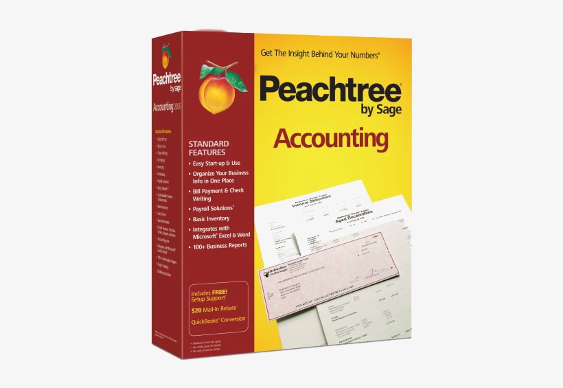 Peachtree Tech Support Phone Number Logo - Peachtree Accounting, transparent png #3887860
