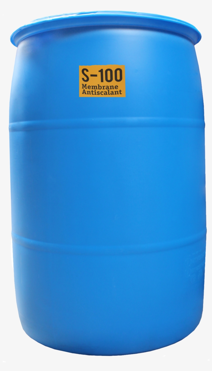 55 Gallon Drum Of S-100 Antiscalant - Gallon, transparent png #3888109