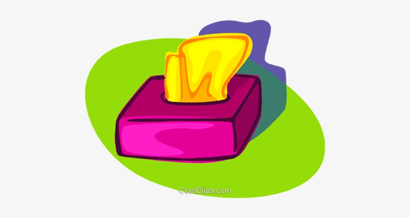 Kleenex Box Royalty Free Vector Clip Art Illustration - Kleenex Box, transparent png #3888114