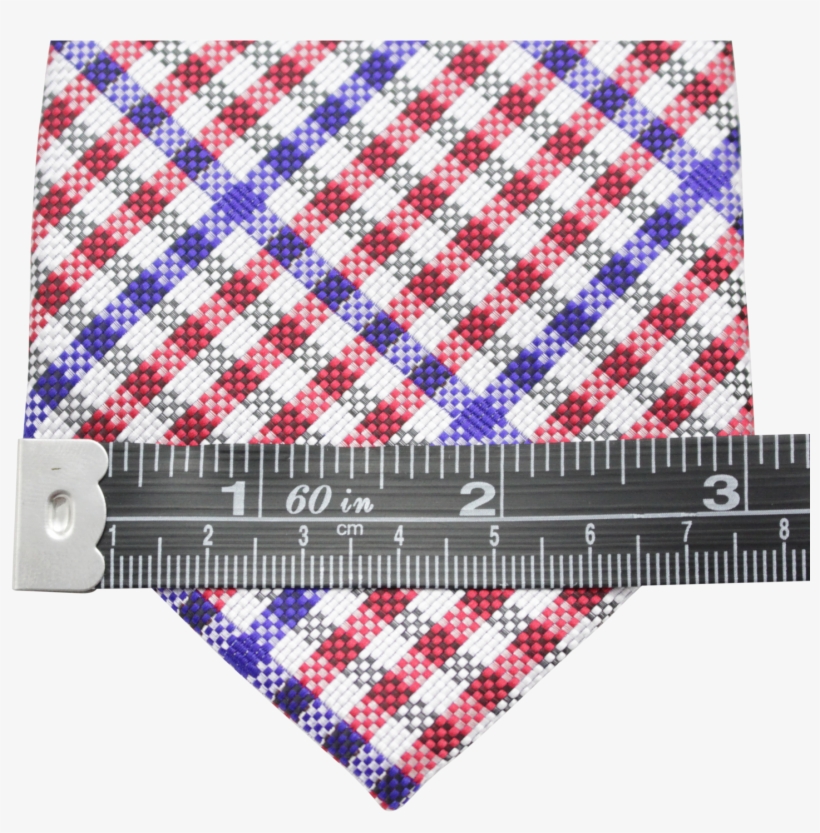 Red, White, And Blue Gingham Patterned Zipper Tie - South Africa Cars Disney, transparent png #3888228