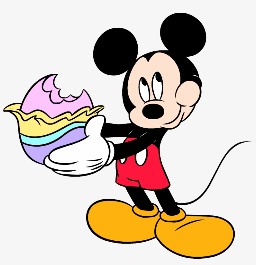 Clip Art Images - Easter Minnie And Mickey, transparent png #3888429