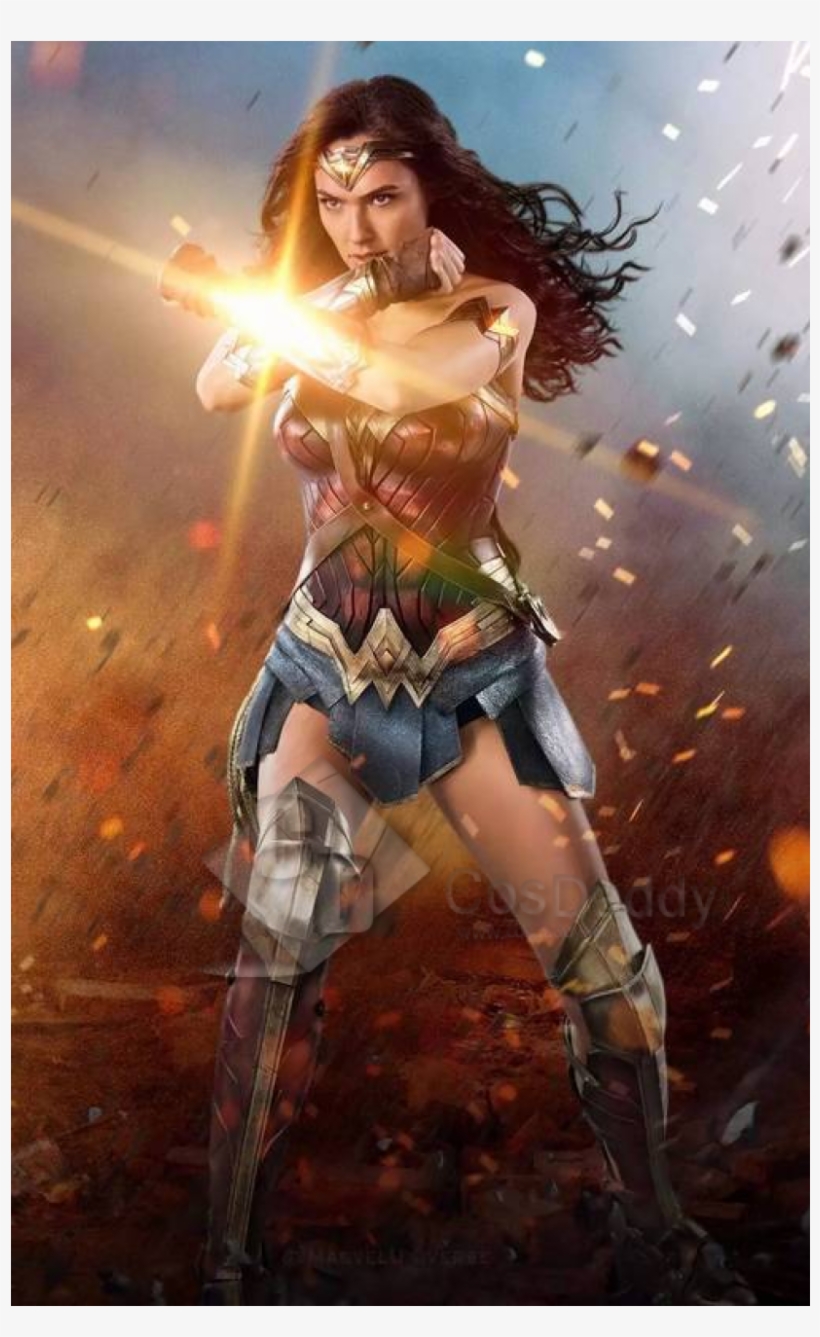 Cosdaddy For Childern Wonder Woman Diana Prince Battle - Wonder Woman From Wonder Woman Movie, transparent png #3888432